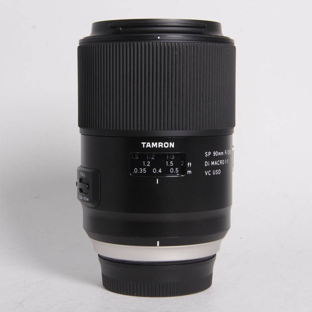 Used Tamron SP 90mm f/2.8 Di Macro 1:1 VC USD Lens Nikon F