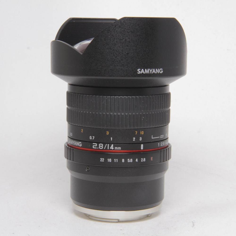 Used Samyang 14mm f/2.8 ED AS IF UMC Ultra Wide Angle Lens Sony E