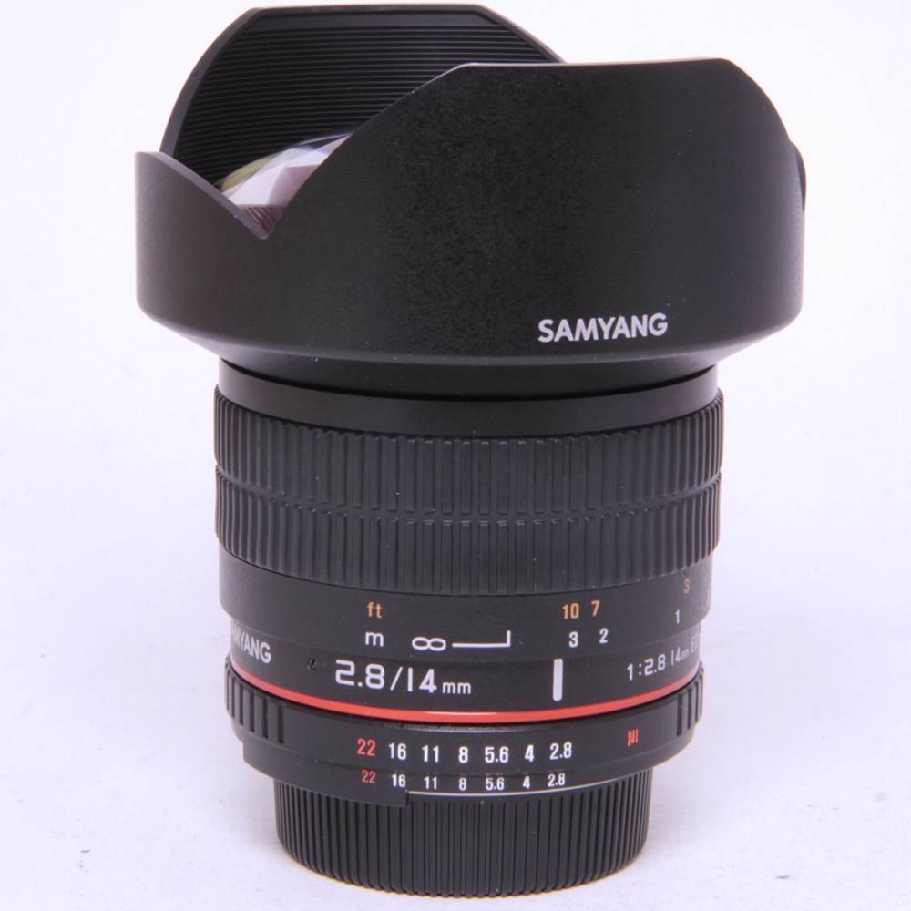 Used Samyang 14mm f/2.8 ED AS IF UMC Ultra Wide Angle Lens Nikon F
