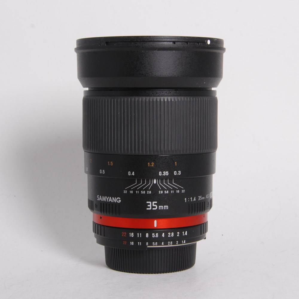 Used Samyang 35mm f/1.4 AS UMC Lens Nikon F