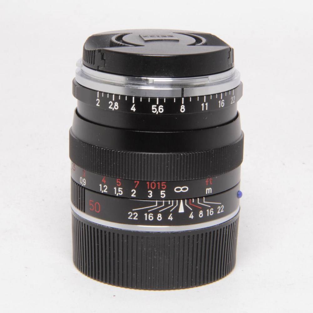 Used Zeiss Planar T* 50mm f/2 ZM Lens Black Leica M