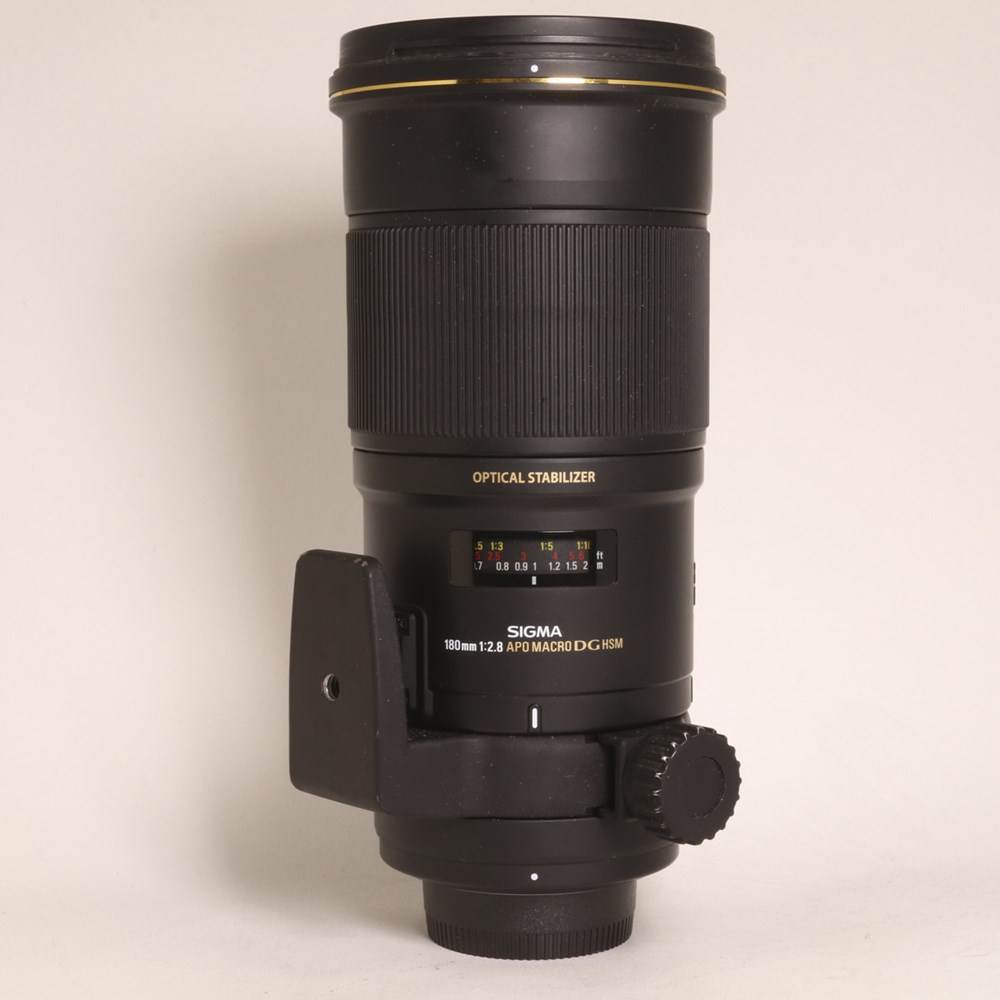 Used Sigma 180mm f/2.8 APO EX DG HSM Macro Lens Nikon F