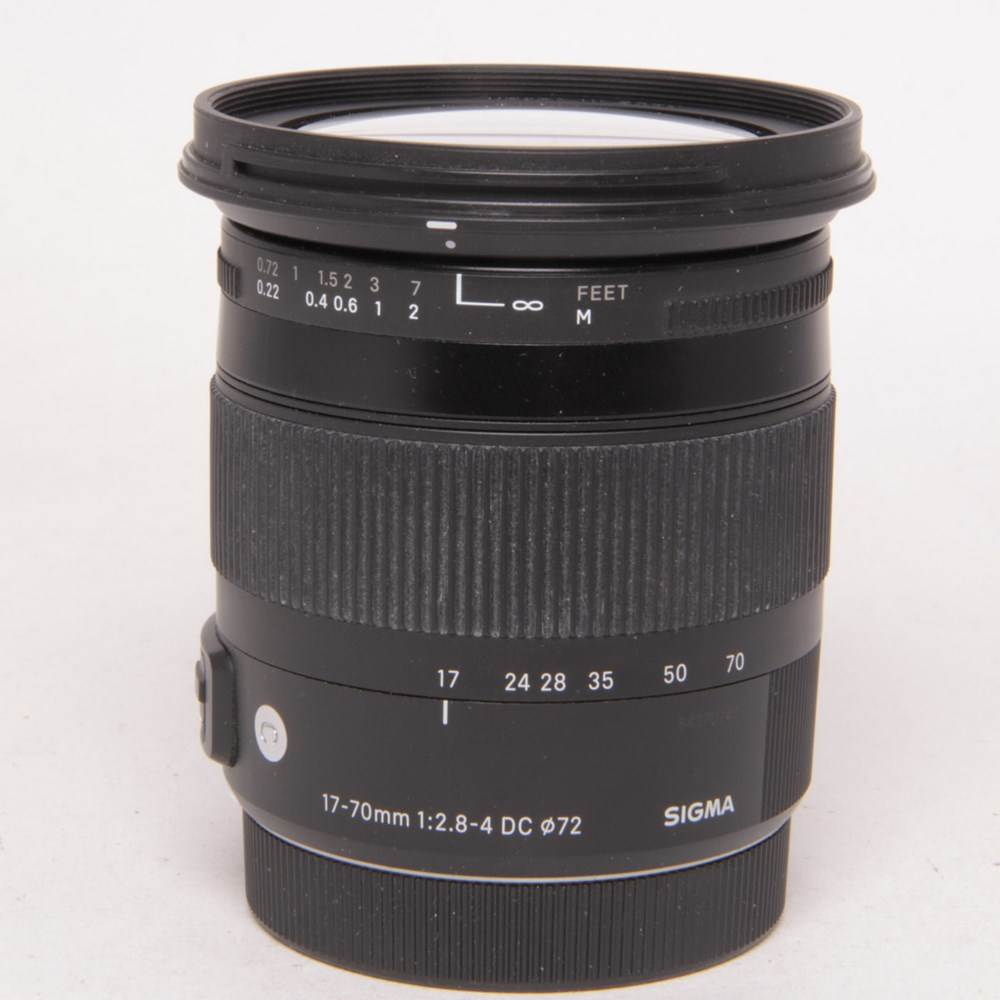 Used Sigma 17-70mm f/2.8-4 DC Macro OS HSM Contemporary Lens Canon EF