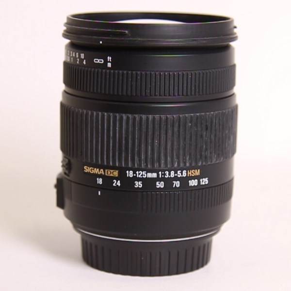 Used Sigma 18-125mm f/3.8-5.6 DC OS HSM - Canon