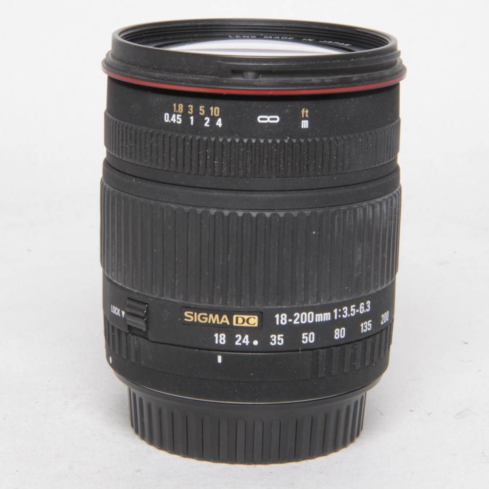 Used Sigma 18-200mm f/3.5-6.3 DC - Canon