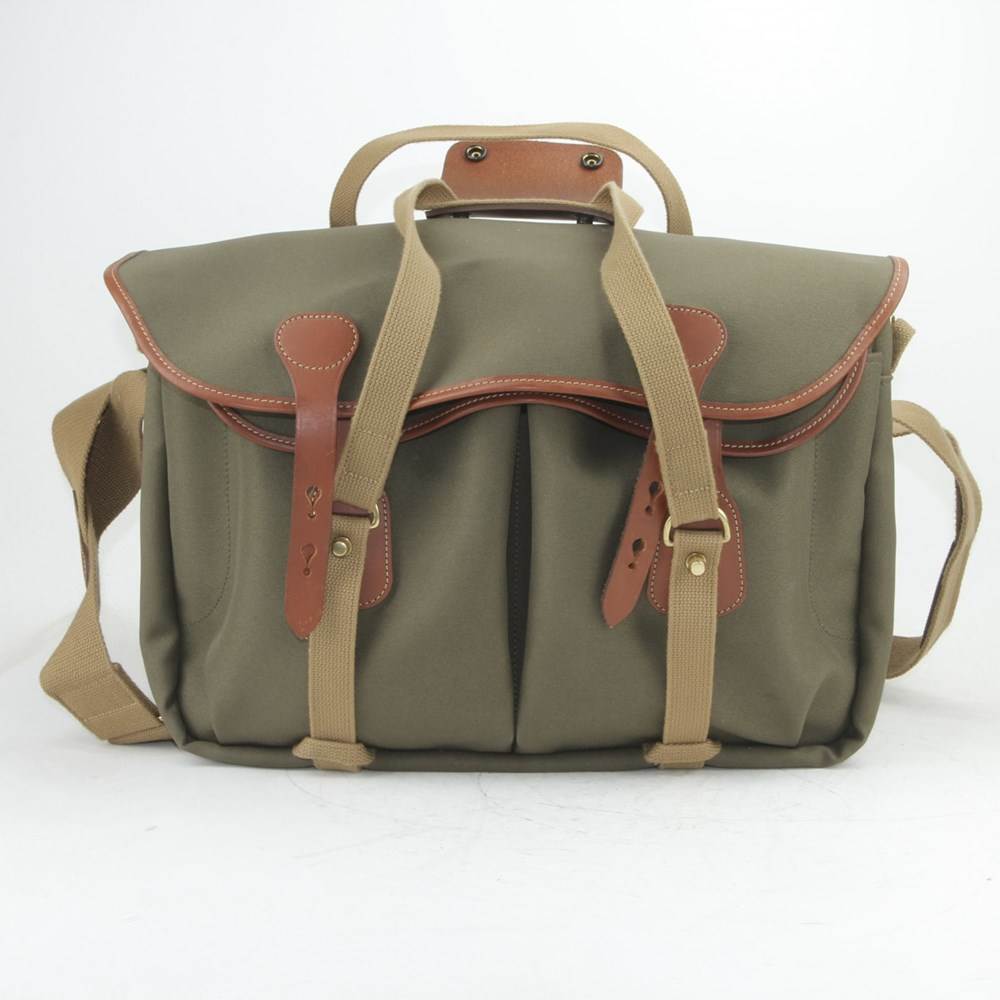 Used Billingham 445 Shoulder Bag - Sage FibreNyte/Tan