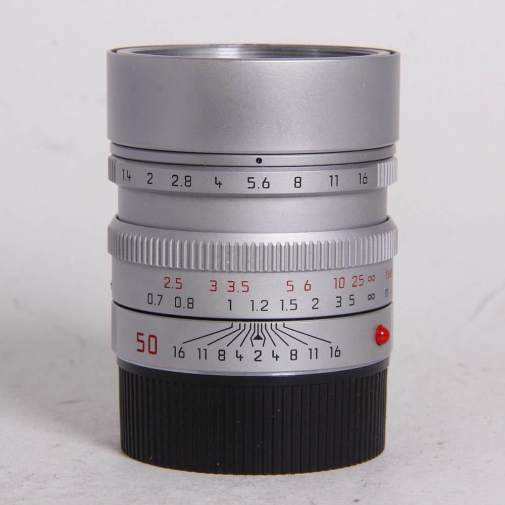 Used Leica Summilux-M 50mm f/1.4 ASPH Silver Chrome Edition