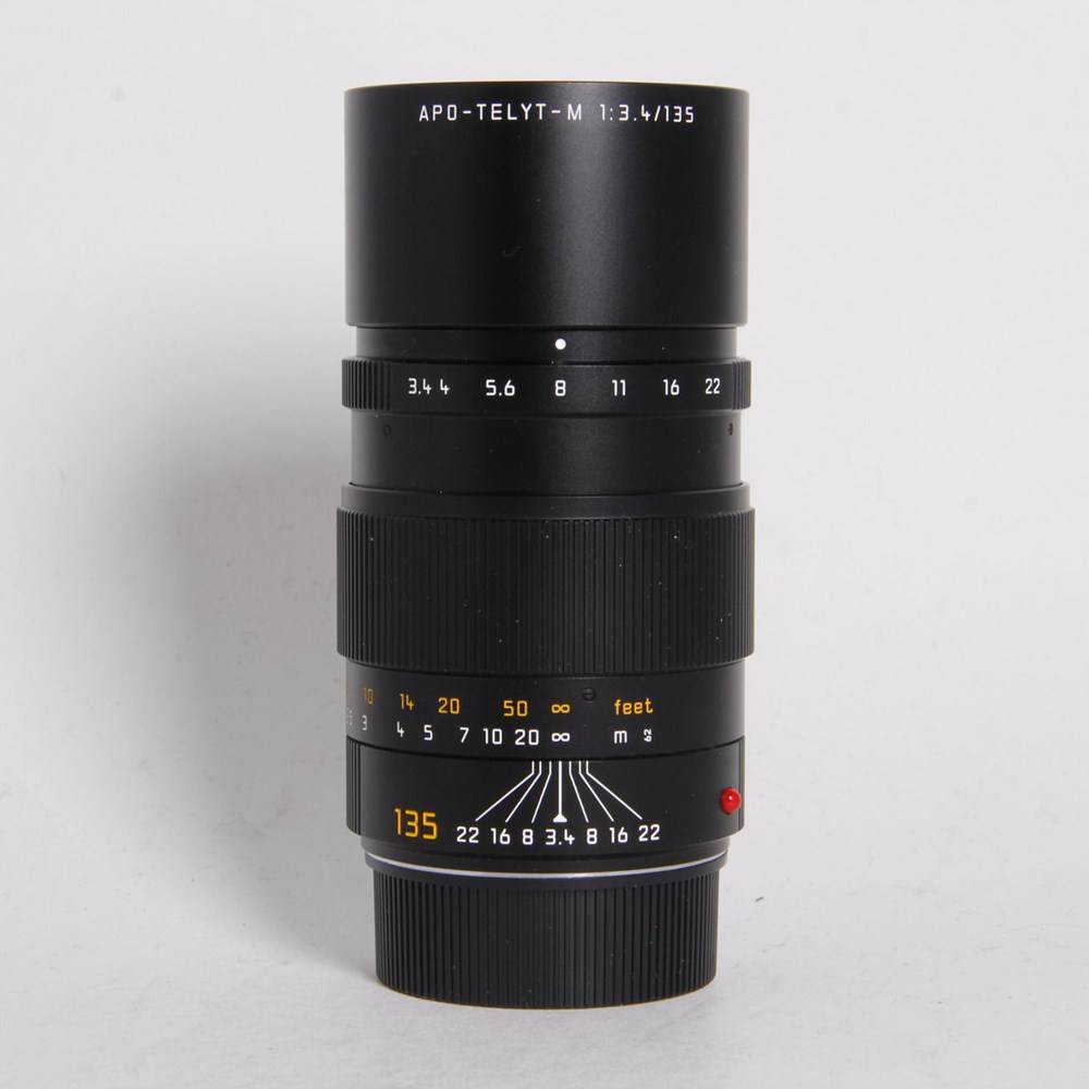 Used Leica APO Telyt M 135mm f/3.4 Lens Black Anodised 11889