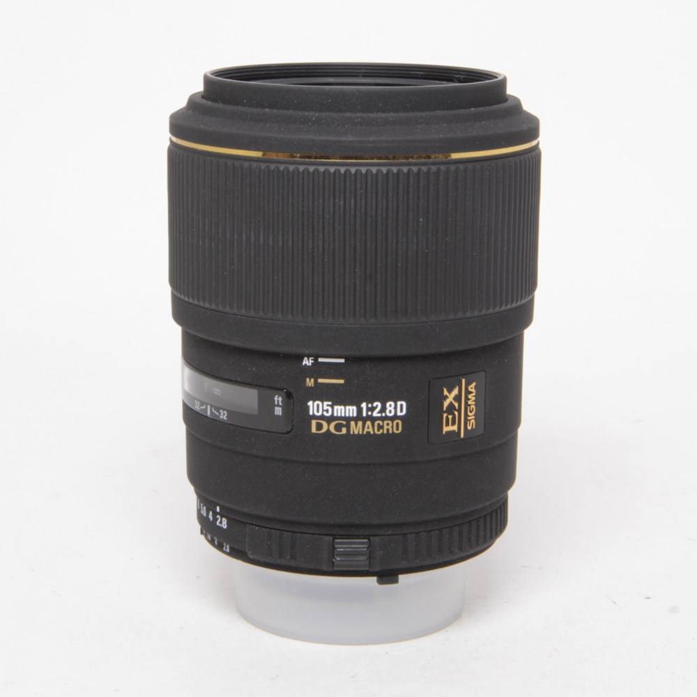 Used Sigma 105mm 2.8 EX Macro lens Nikon F