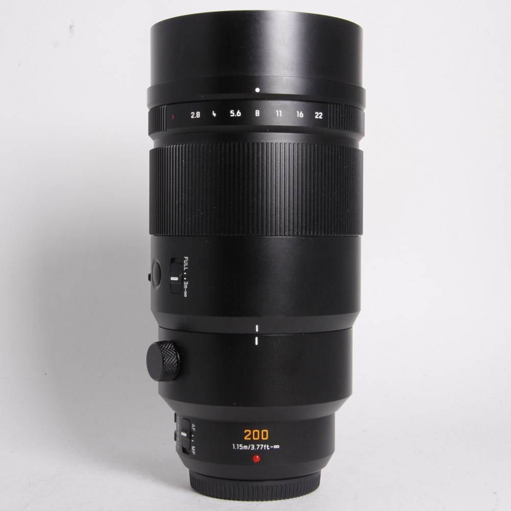 Used Panasonic 200mm f2.8 Lumix DG Elmarit Micro 4/3 lens