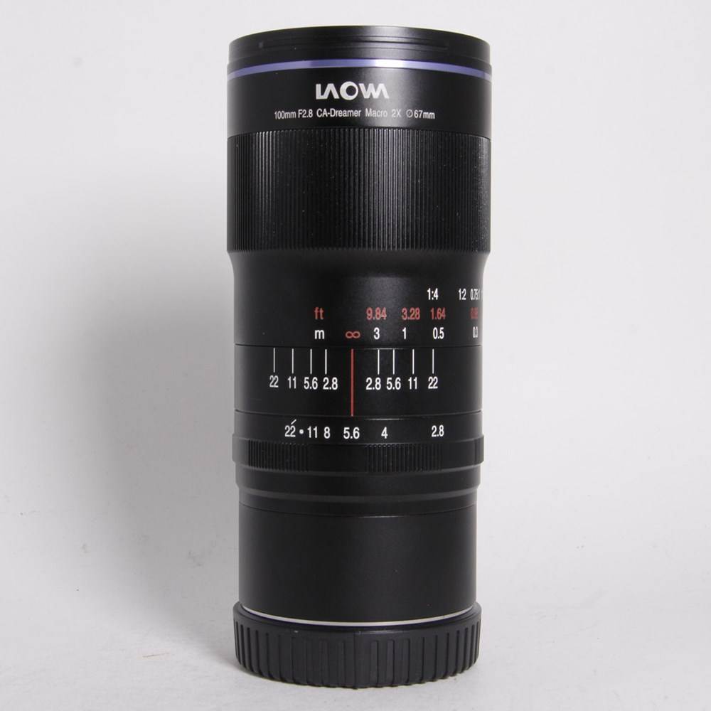 Used Laowa 100mm f/2.8 CA Dreamer Macro 2X Lens for Canon R Mount