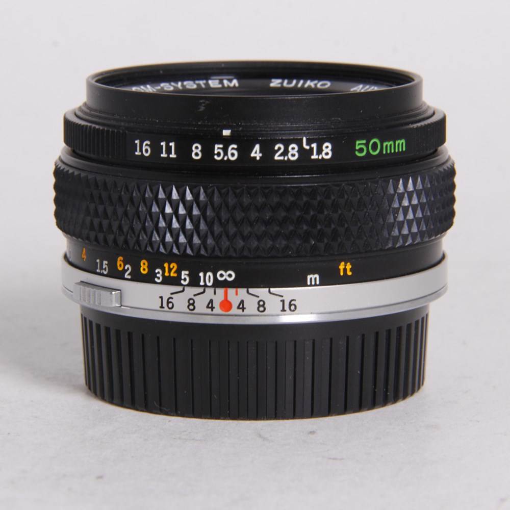 Used Olympus 50mm f/1.8 OM-Mount Lens