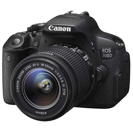 Canon EOS 700D DSLR Camera + EF-S 18-55mm f/3.5-5.6 IS STM Lens