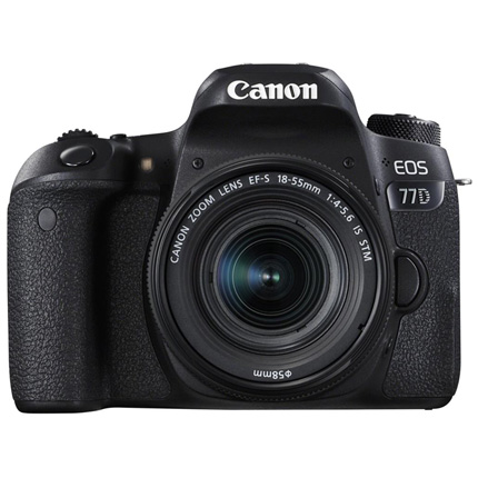 Canon EOS 77D Digital SLR Camera With 18-55mm IS STM Lens