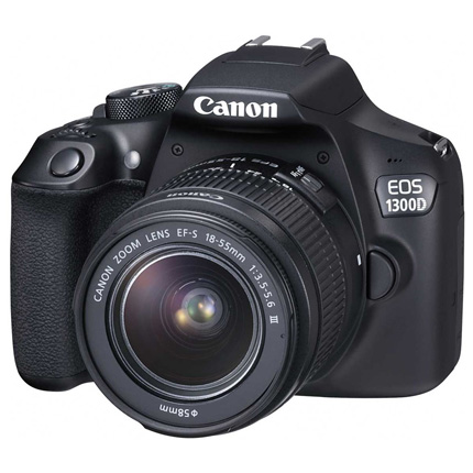 Canon EOS 1300D DSLR Camera + EF-S 18-55MM Lens