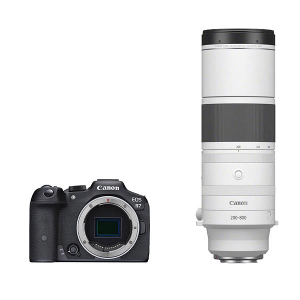 Canon EOS R7 with RF 200-800mm f/6.3-9 Lens Kit
