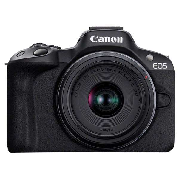 EOS R50 Camera Black + RF-S 18-45mm Lens Kit