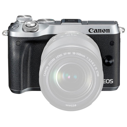 Canon EOS M6 Mirrorless Camera Body Silver