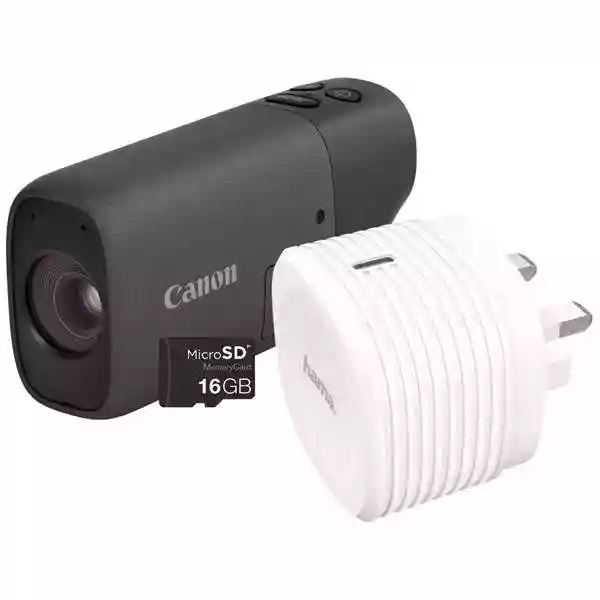 Canon PowerShot Zoom Camera Essential Kit Black
