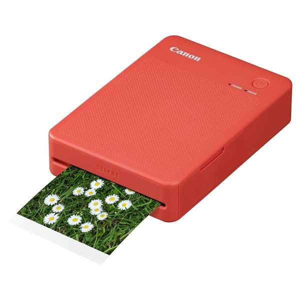 Canon Selphy QX20 Compact Photo Printer Red