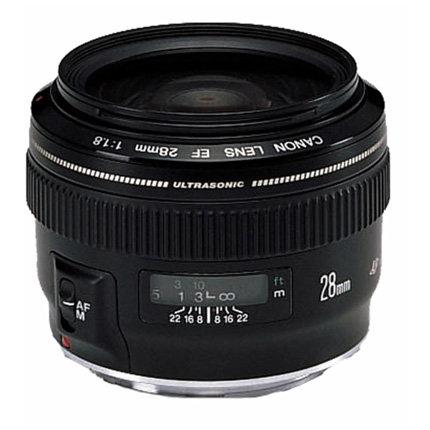 Canon EF 28mm f/1.8 USM Wide Angle Lens