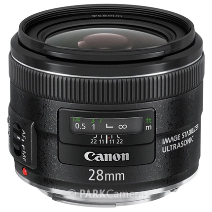 Canon EF 28mm f/2.8 IS USM Wide Angle Lens