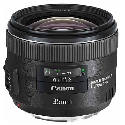 Canon EF 35mm f/2 IS USM Wide Angle Lens