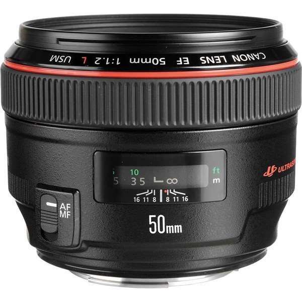 Canon EF 50mm f/1.2L USM Standard Lens Ex Demo
