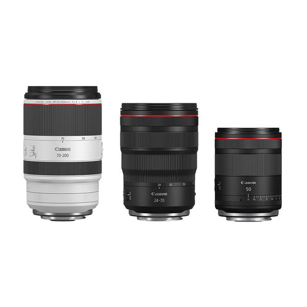 Canon Professional RF L Lens Kit 24-70mm 50mm 70-200mm