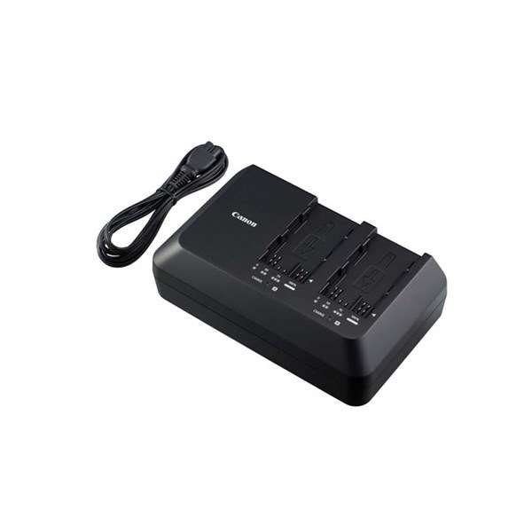 Canon CG-A10 Dual Battery Charger for Canon C300 Mark II Series Camcorders