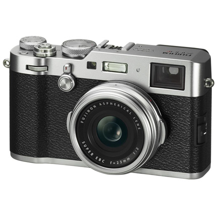 Fujifilm X100F Compact Camera With Fujinon 23mm f/2 Lens Silver