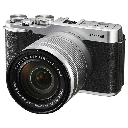 Fujifilm X-A2 Digital camera Kit + 16-50mm II lens Silver