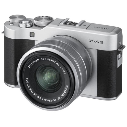Fujifilm X-A5 Camera + 15-45mm XC + 50-230mm XC Twin lens kit