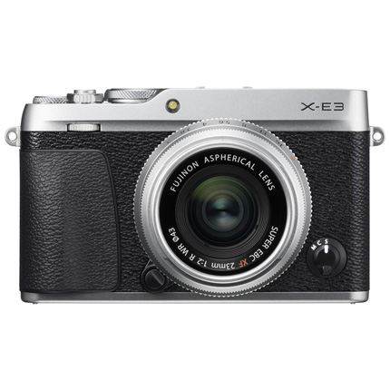 Fujifilm X-E3 Mirrorless Camera With XF 23mm f/2 R WR Lens Kit Silver