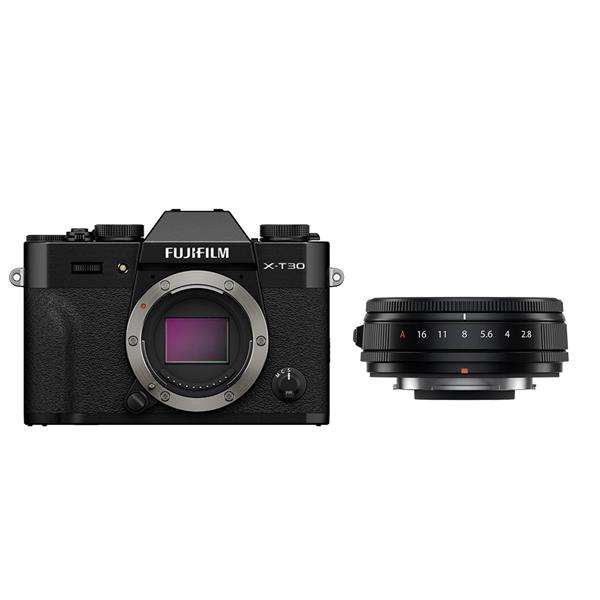 Fujifilm X-T30 III with XF 23mm f/2.8 R WR Lens Kit Black