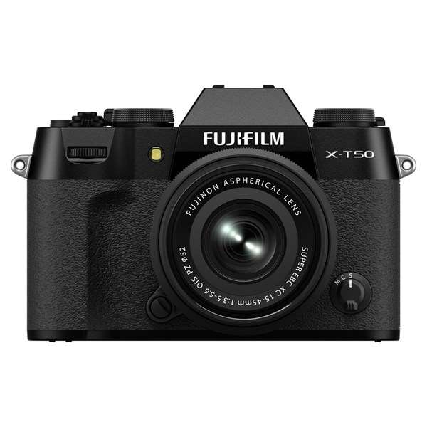 Fujifilm X-T50 Black with XC 15-45mm f/3.5-5.6 Lens Kit