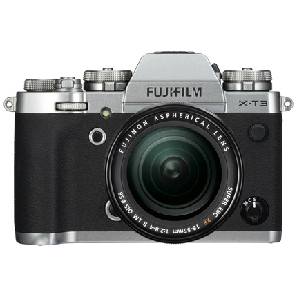 Fujifilm X-T3 Mirrorless Camera + XF18-55mm R Lens Kit Silver