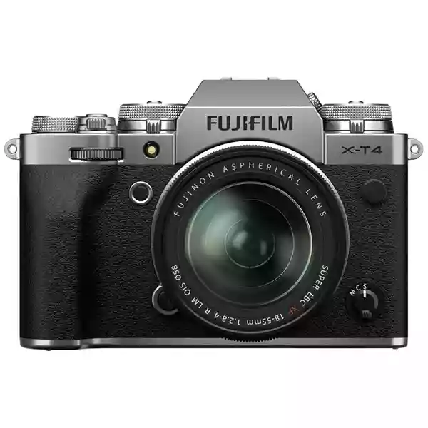Fujifilm X-T4 Mirrorless Camera With XF 18-55mm f/2.8-4 Lens Kit Silver