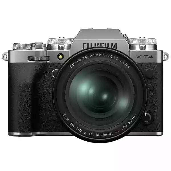 Fujifilm X-T4 Mirrorless Camera With XF 16-80mm f/4 Lens Kit Silver