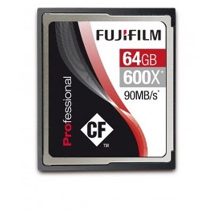 Fujifilm 64GB 600x Compact Flash 600x 90mb/sec