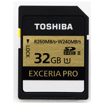 Toshiba 32GB SDHC Class 10 UHS-II