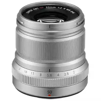 Fujifilm XF 50mm f2 R WR Standard Prime Lens Silver