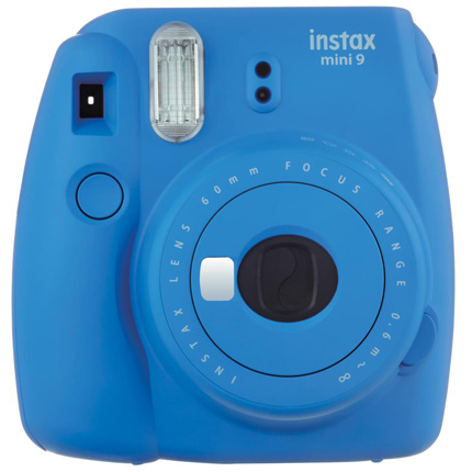 Fujifilm Instax Mini 9 Cobalt Blue Instant Camera +10 Shots