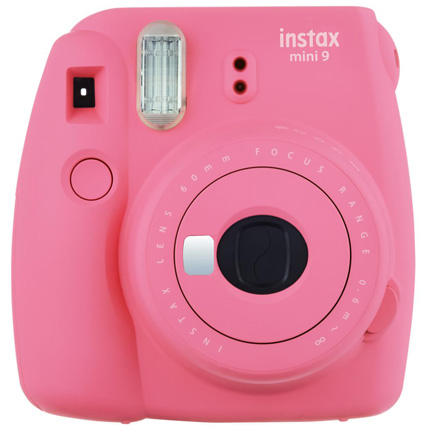 Fujifilm Instax Mini 9 Flamingo Pink Instant Camera + 10 Shots