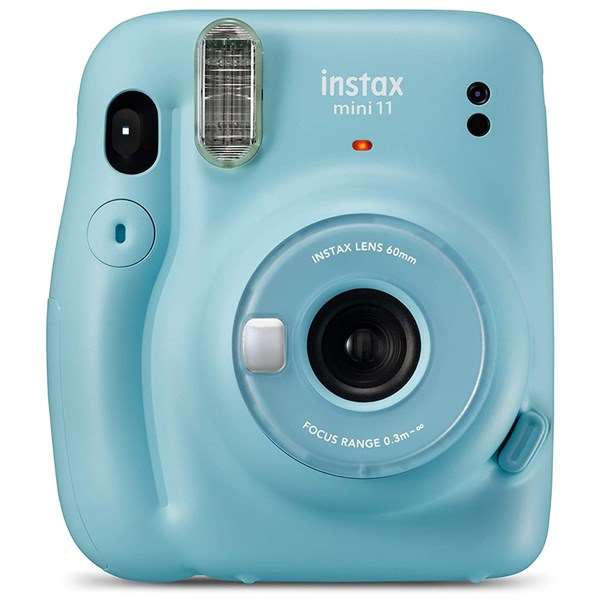 Fujifilm Instax Mini 11 Sky Blue Instant Camera + 10 Shots (2280393T)