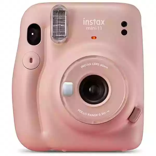 Fujifilm Instax Mini 11 Blush Pink Instant Camera + 10 Shots (2280393T)