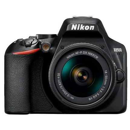 Nikon D3500 DSLR Digital Camera with 18-55mm lens AF-P DX VR Black