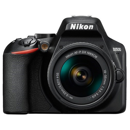 Nikon D3500 DSLR Digital camera with 18-55mm lens AF-P DX  Black