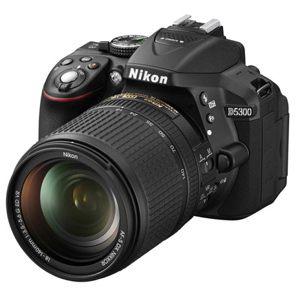 Nikon D5300 DSLR digital camera + 18-140mm Lens - Black