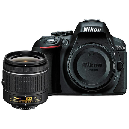 Nikon D5300 DSLR With AF-S DX Nikkor 18-55mm f/3.5-5.6G VR Kit